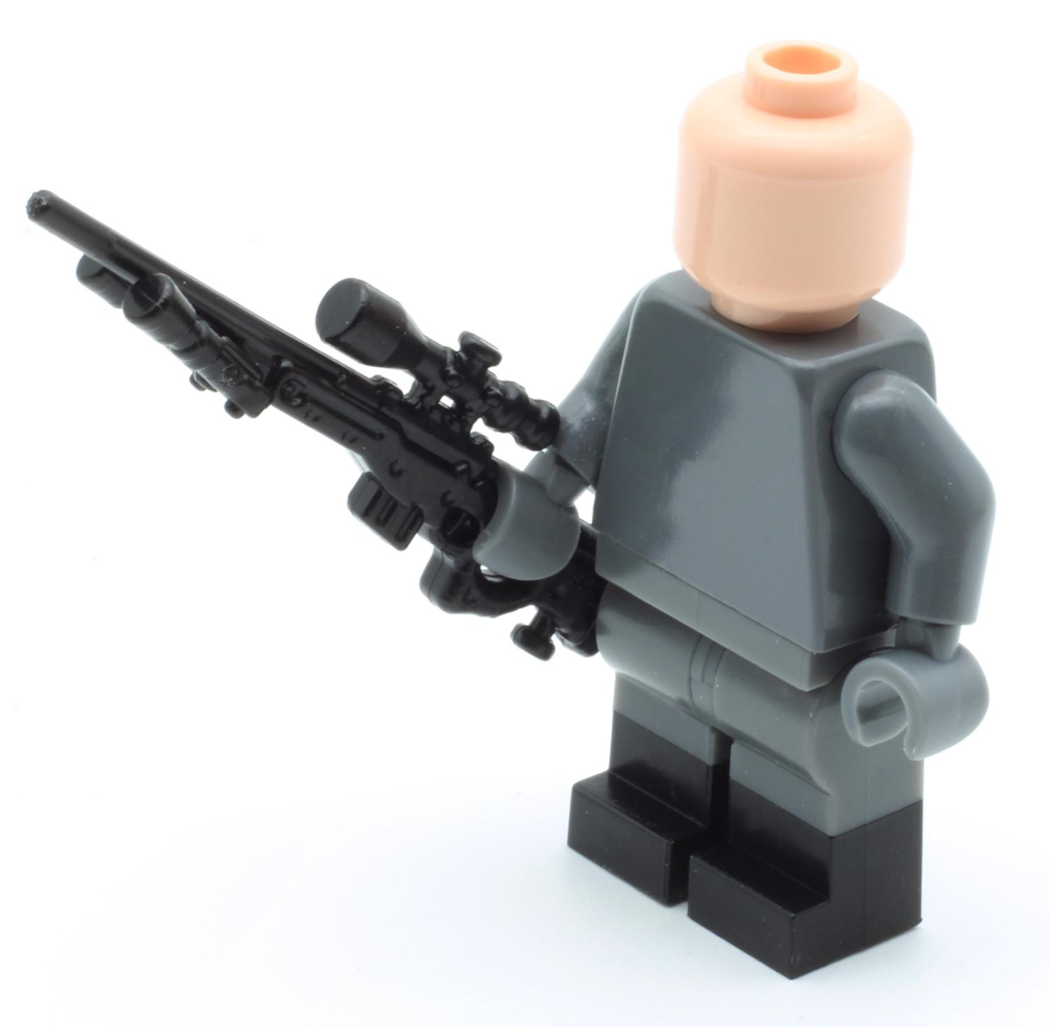 Minifig Cat L96 Scharfschützengewehr mit beweglichem Zweibein